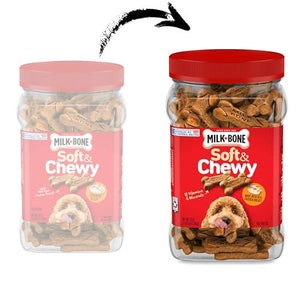 Milk-Bone Soft and Chewy Dog Treats Chicken Recipe 25 oz Pack Tasty Chews for Dogs 1 Count
