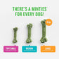 Minties Dental Chews for Large Dogs Over 50 lbs 36 Count Vet Recommended Mint Flavor Treats