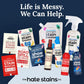 Miss Mouth's Messy Eater Stain Treater And Messy Steppers Shoe Cleaner Magic Duo - Stain Remover For Clothes, Carpet, Upholstery And Shoe Cleaner For Sneakers, Leather, Cloth, Mesh,