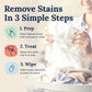 Miss Mouth's Messy Eater Stain Treater Spray - 4oz 2 Pack Stain Remover - Newborn And Baby Essentials - No Dry Cleaning Food, Grease, Coffee Off Laundry, Underwear, Fabric,