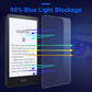 MoKo Anti Blue Light Screen Protector For Kindle Paperwhite 2021, [2-Pack] Eye Protection Premium PET Film Screen Protector For 2021 Kindle Paperwhite, Light Blue,
