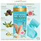 LOVE, LORI Moisturizing Socks - Foot Care Gel Silicone Aloe Spa Socks (Up To Size 8.5) Infused With Vitamin E And JoJoba Oil - Self Care Gifts For Women