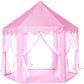 Monobeach Princess Tent for Girls, 55"x53", Indoor/Outdoor Playhouse with Star Lights, Kids Castle Toy