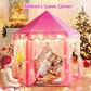 Monobeach Princess Tent for Girls, 55"x53", Indoor/Outdoor Playhouse with Star Lights, Kids Castle Toy
