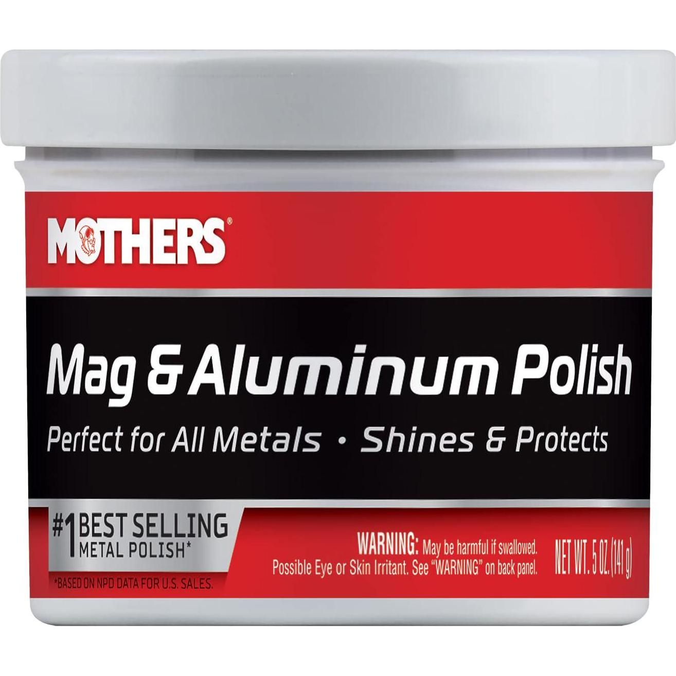 Mothers 05100 Mag And Aluminum Polish, 5 Oz.,078175051004