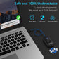 Mouse Jiggler Undetectable For Computer, USB Mouse Mover, Gaming Automatic Continuous And Assistive Click Device, Plug And Play, Simulate Mouse Pointer Movement To Prevent PC Going Sleep,