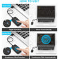 Mouse Jiggler Undetectable For Computer, USB Mouse Mover, Gaming Automatic Continuous And Assistive Click Device, Plug And Play, Simulate Mouse Pointer Movement To Prevent PC Going Sleep,