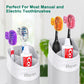 Mspan Electric Toothbrush Head Cover: Sonic Toothbrush Cap Travel Protector Plastic Brush Pod Protection Clip Case Value Pack,