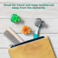Mspan Electric Toothbrush Cover Cap: Brush Head Protector Cute Plastic Clip Pod - Toothbrush Travel Case For Traveling And Home - 4 Packs,