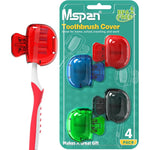 Mspan Toothbrush Head Cover Cap: Toothbrush Protector Brush Pod Case Protective Plastic Clip Bathroom Cool Stuff For Household Travel,