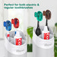 Mspan Toothbrush Head Cover Cap: Tooth Brush Protector Cute Plastic Clip Pod Compatible With Standard And Electric Toothbrush - Travel Case For Traveling And Home - 4 Packs,