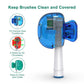 Mspan Toothbrush Head Cover Cap: Tooth Brush Protector Cute Plastic Clip Pod Compatible With Standard And Electric Toothbrush - Travel Case For Traveling And Home - 4 Packs,