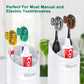 Mspan Toothbrush Protector Travel Cover: Brush Head Cap Cute Clip Case Bulk Guard - Oral Care Accessories Pod For Kids Adults,