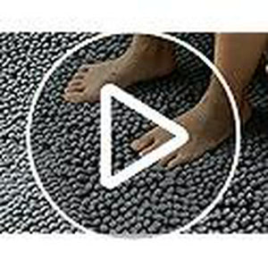 Muddy Mat Dog Door Mat 35x24", Gray, Absorbent Chenille, Non-Slip, Machine Washable Pet Rug for Entryway