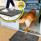 Muddy Mat Super Absorbent Microfiber Pet Door Mat 28x18 Grey Quick Dry Washable Rug for Muddy Paws