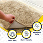 Muddy Mat Beige 35x24 Super Absorbent Microfiber Dog Door Mat Washable Quick Dry Rug for Pets