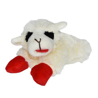 Multipet Lamb Chop Plush Squeaky Toy, 6”, Cream, Extra Soft for All Dogs, Cuddling & Playtime Toy