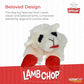 Multipet Lamb Chop Plush Squeaky Toy, 6”, Cream, Extra Soft for All Dogs, Cuddling & Playtime Toy