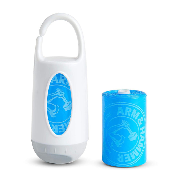 Munchkin Arm & Hammer Diaper Bag Dispenser, with 24 Diaper Disposal Bags