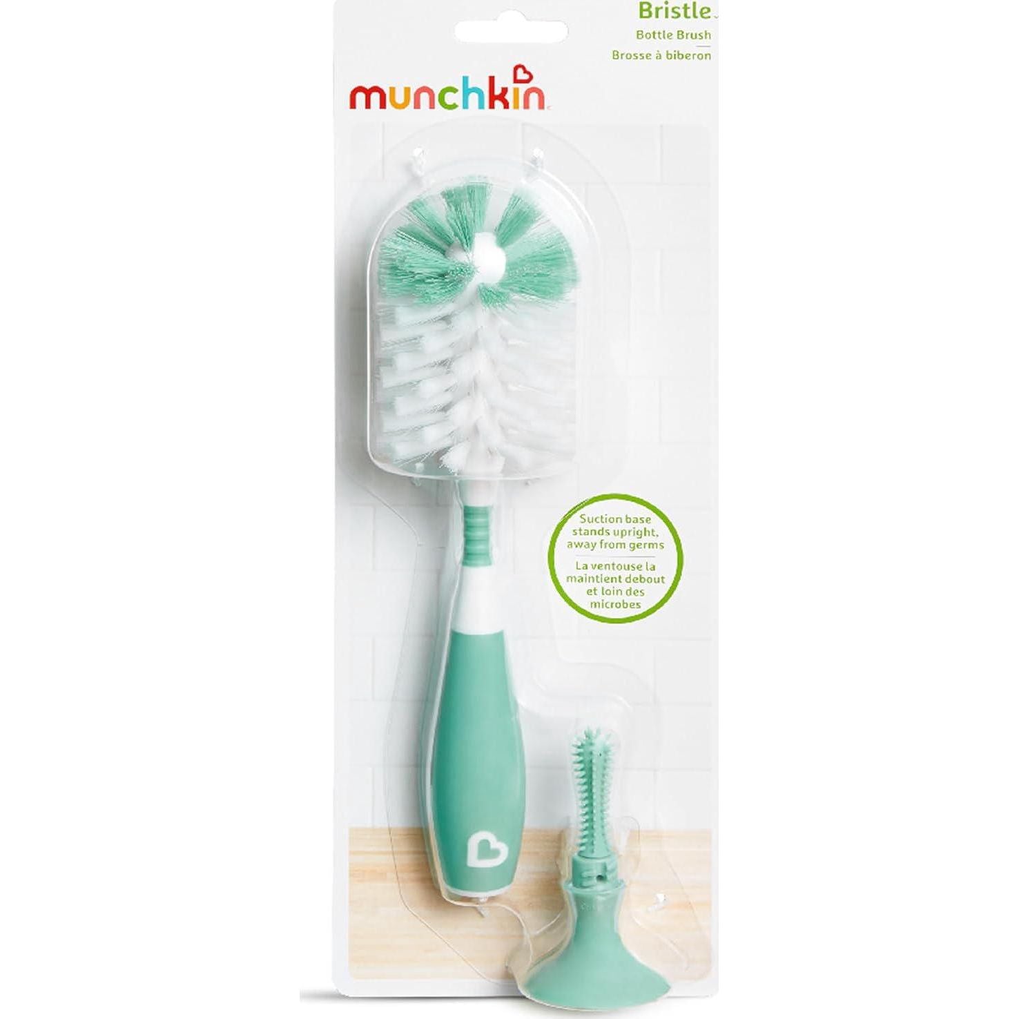 Munchkin Bristle Bottle Brush, Sage,735282160233
