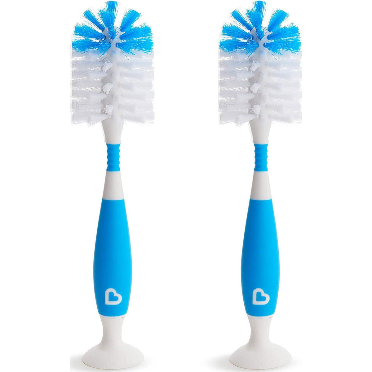 Munchkin Bristle Bottle Brush, Blue, 2 Pack,735282213939