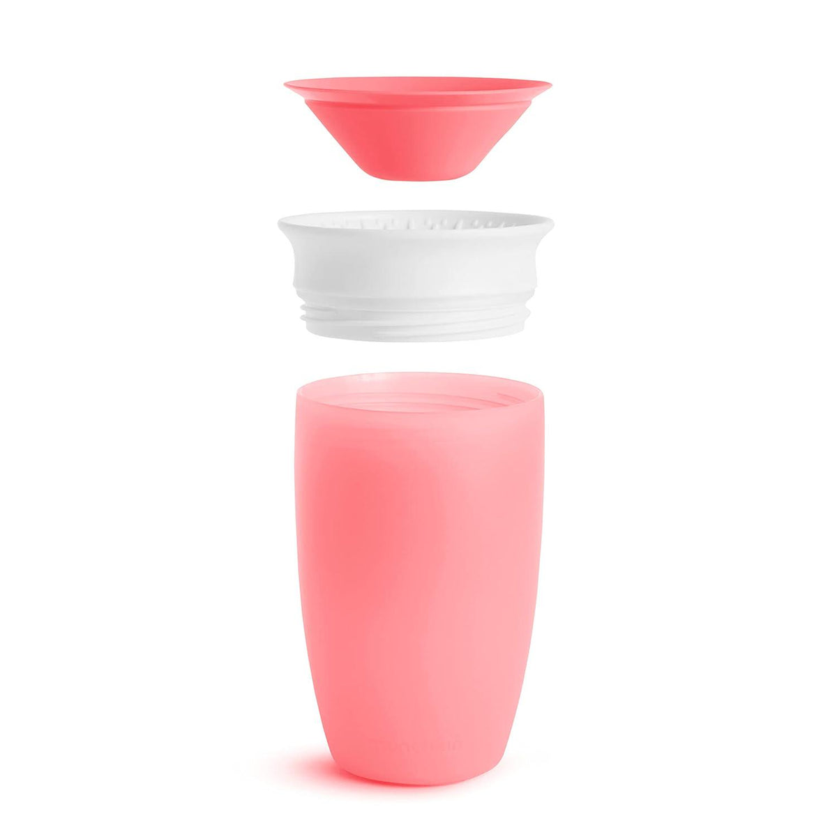 Munchkin Miracle 360 Toddler Sippy Cup, Spill Proof, 10 Ounce, 2 Pack, Pink/Purple,735282179280