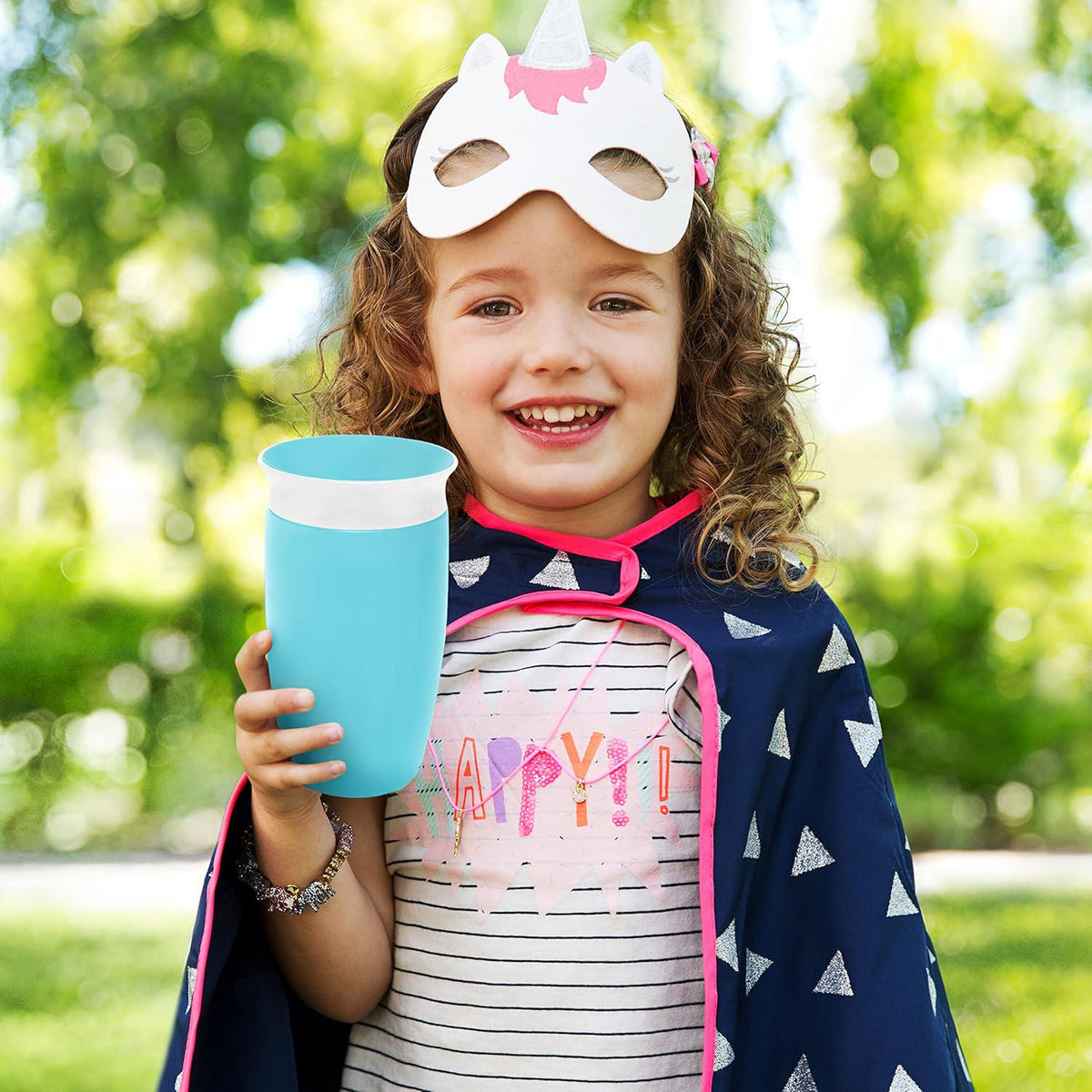 Munchkin Miracle 360 Toddler Sippy Cup, 10 Ounce, Blue,735282179808
