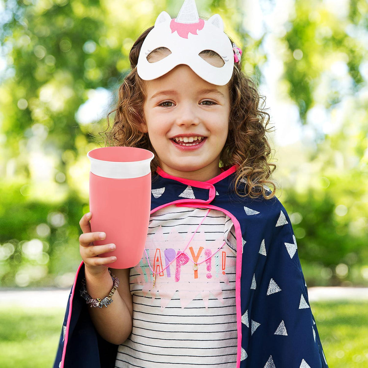 Munchkin Miracle 360 Toddler Sippy Cup, Spill Proof, 10 Ounce, 2 Pack, Pink/Purple,735282179280