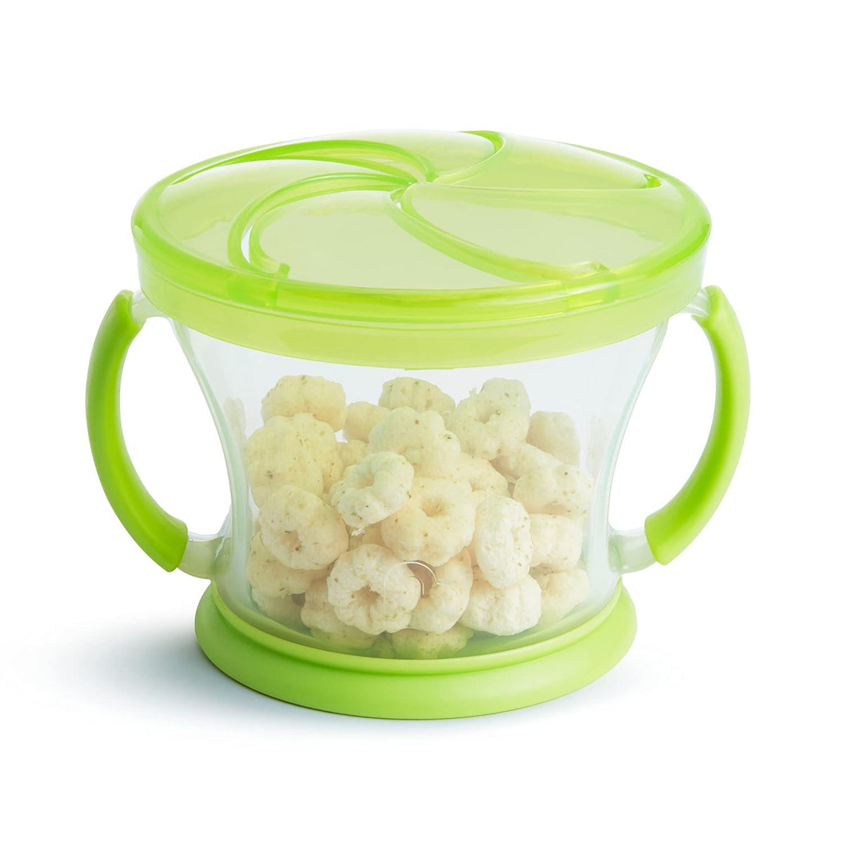 Munchkin Snack Catcher Toddler Snack Cups, 2 Pack, Blue/Green,735282108617