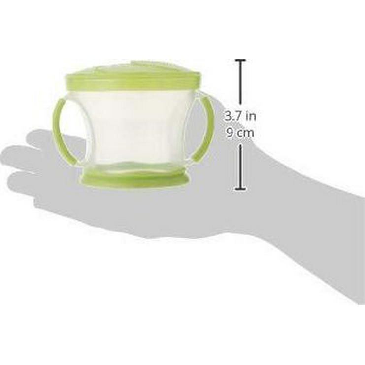 Munchkin Snack Catcher Toddler Snack Cups, 2 Pack, Blue/Green,735282108617