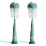 Munchkin Sponge Bottle Brush, Modern Design, 2 Pack, Sage,735282381461