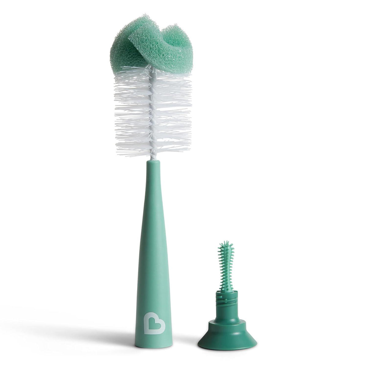Munchkin Sponge Bottle Brush, Modern Design, 2 Pack, Sage,735282381461
