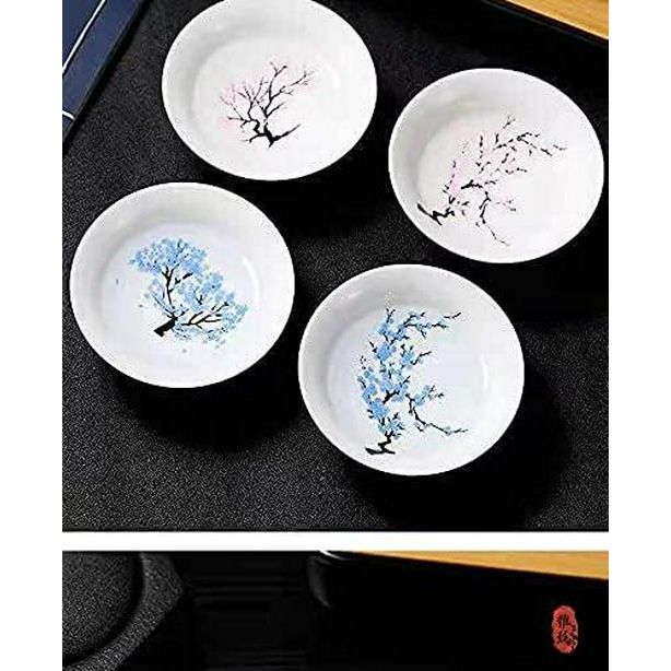 NC Sakura Cup Japanese Ceramic Sake Cups Can Change Color With Temperature Sake Set Color Changing Cups Soju Cups, White, 1 Count (Pack Of 1),609755054629