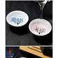 NC Sakura Cup Japanese Ceramic Sake Cups Can Change Color With Temperature Sake Set Color Changing Cups Soju Cups, White, 1 Count (Pack Of 1),609755054629