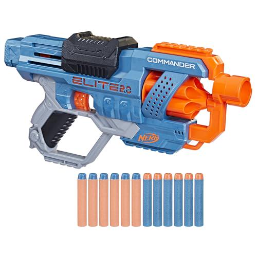 NERF Elite 2.0 RD-6 Dart Blaster, 12 Darts, Rotating Drum, Ages 8+, Outdoor Action Toy Gun for Kids