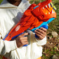NERF Wild LionFury Dart Blaster, Includes 16 Darts, Easy-Play Blaster Toy for Kids Ages 6+