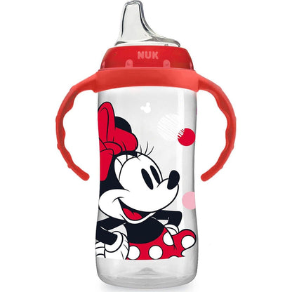 NUK Disney Large Learner Spill Proof Sippy Cup, Minnie Mouse, 10 Oz 1Pack BPA Free, Spill Proof Sippy Cup,885131690821