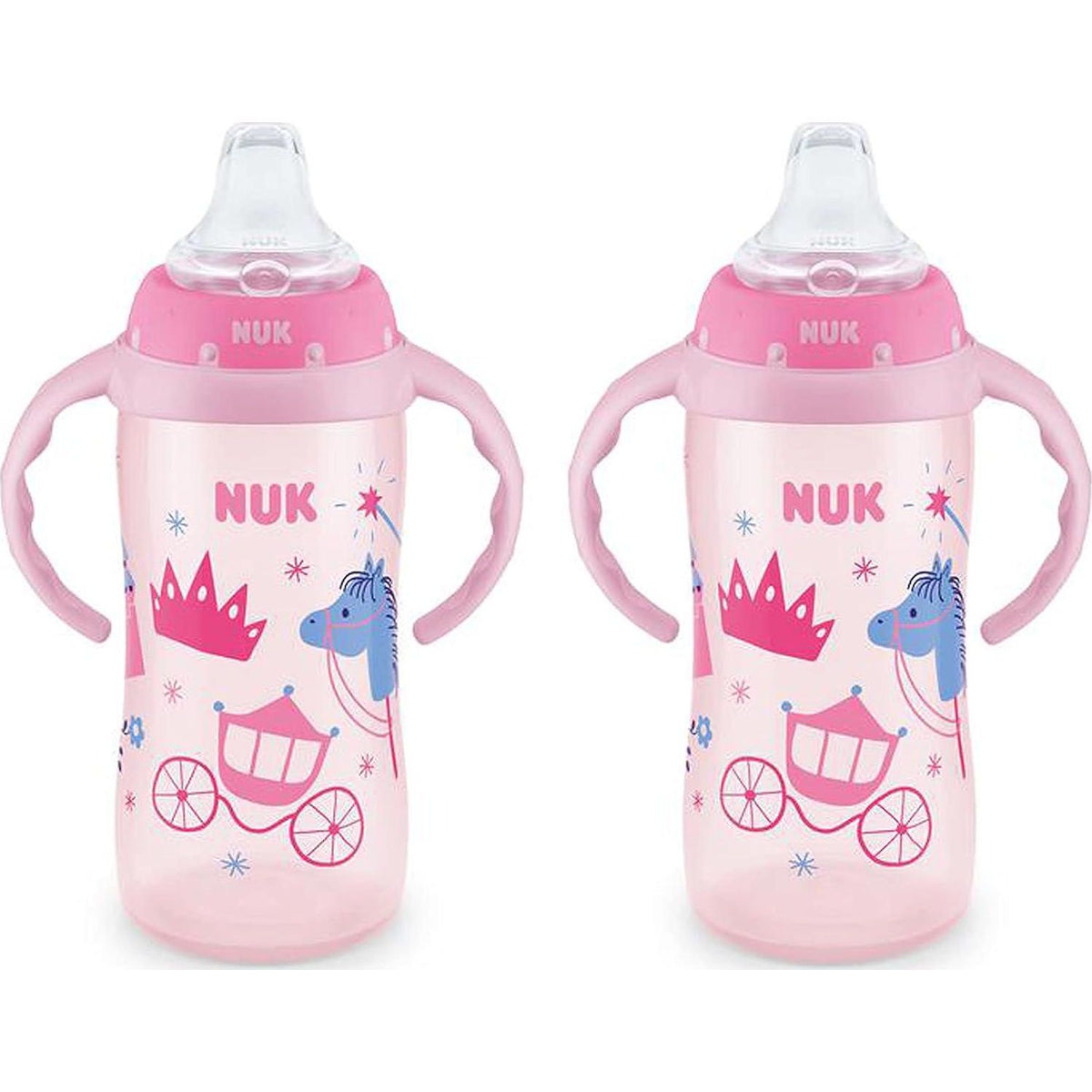 NUK Learner Cup, 10 Oz, 8+ Months, 2 Count BPA Free, Spill Proof Sippy Cup,885131699961
