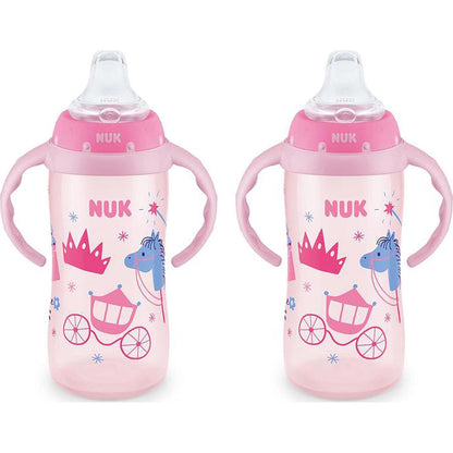 NUK Learner Cup, 10 Oz, 8+ Months, 2 Count BPA Free, Spill Proof Sippy Cup,885131699961