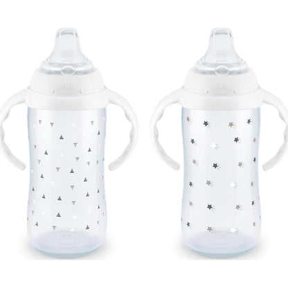 NUK Learner Cup, 6+ Months, Timeless Collection, Amazon Exclusive, 5 Oz, BPA Free, Spill Proof Sippy Cup, 2 Count (Pack Of 1),885131700131