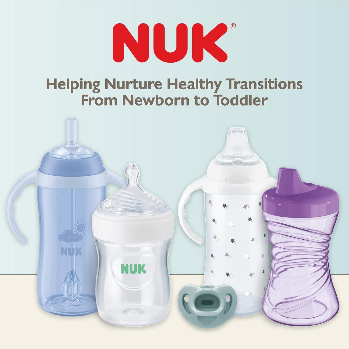 NUK Learner Cup, 6+ Months, Timeless Collection, Amazon Exclusive, 5 Oz, BPA Free, Spill Proof Sippy Cup, 2 Count (Pack Of 1),885131700131