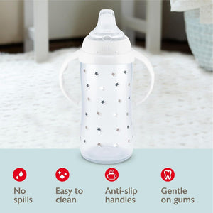 NUK Learner Cup, 6+ Months, Timeless Collection, Amazon Exclusive, 5 Oz, BPA Free, Spill Proof Sippy Cup, 2 Count (Pack Of 1),885131700131
