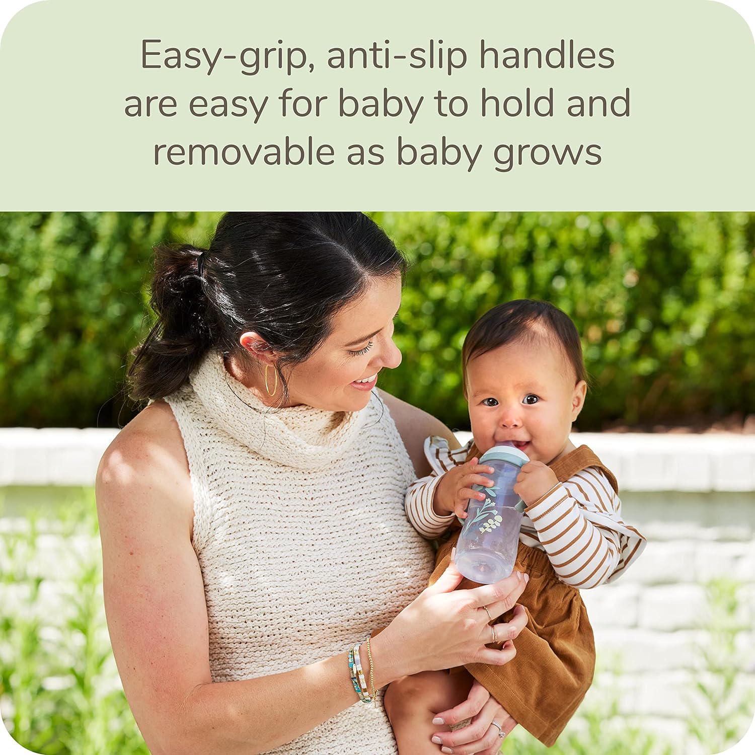 NUK For Nature Learner Cup, 10 Oz, 9+ Months BPA Free, Spill Proof Sippy Cup,885131701381