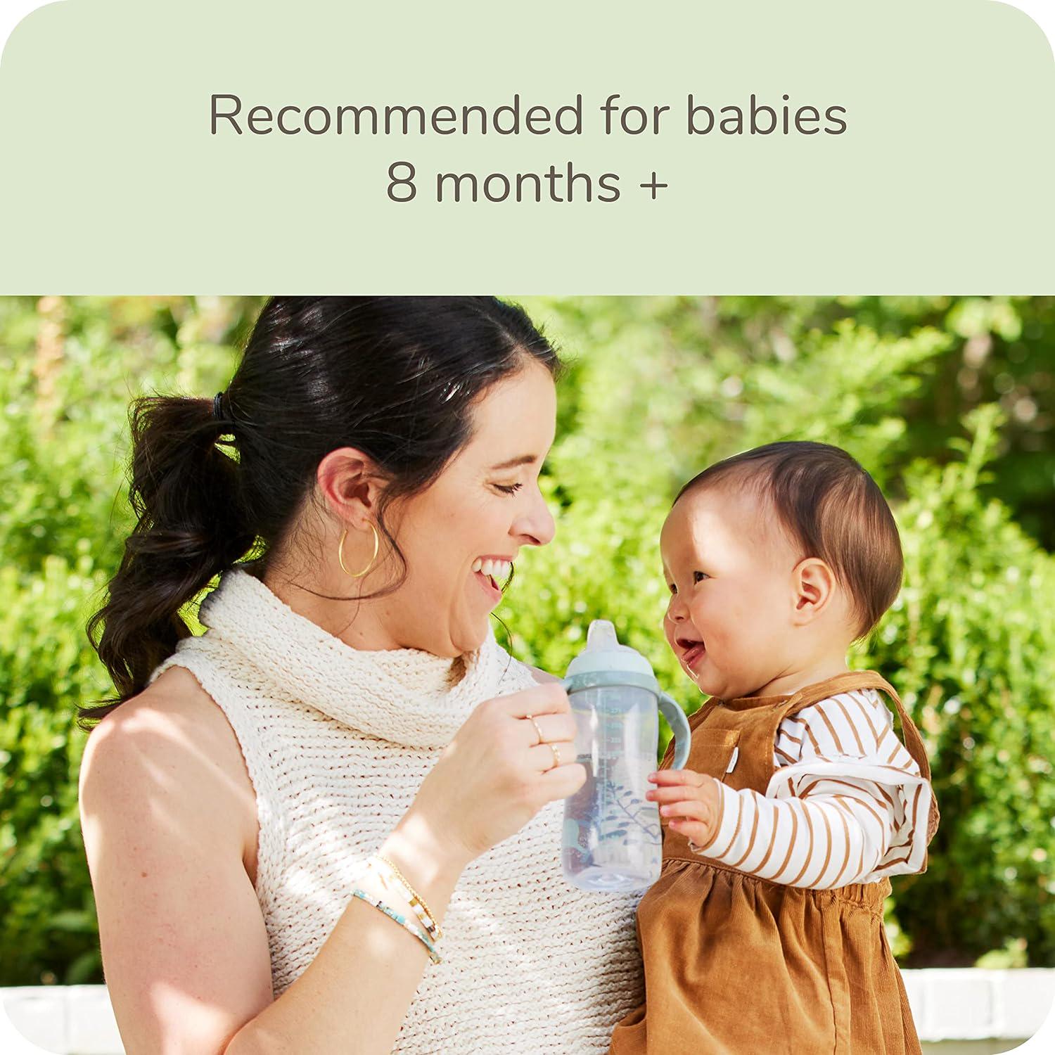 NUK For Nature Learner Cup, 10 Oz, 9+ Months BPA Free, Spill Proof Sippy Cup,885131701381
