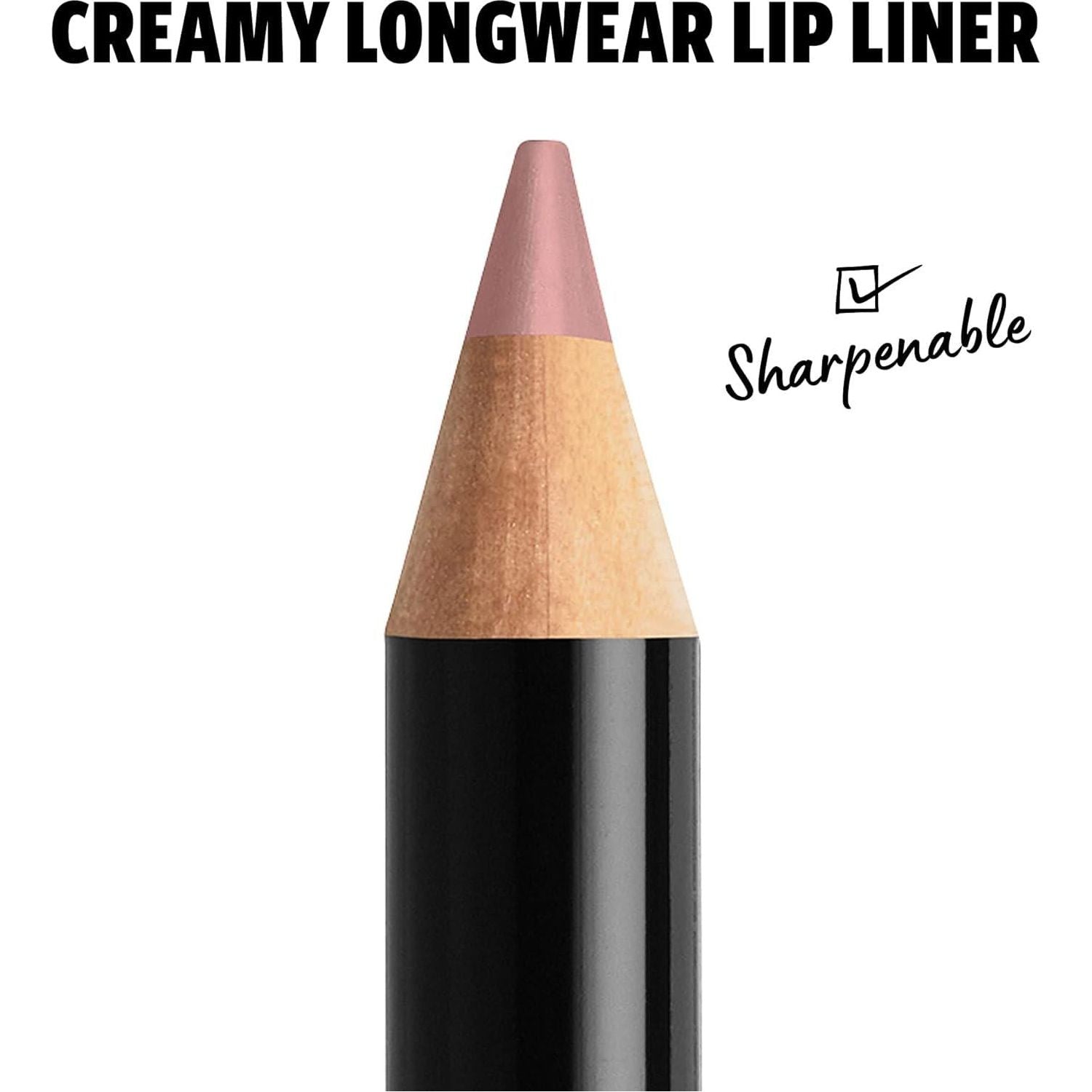 NYX PROFESSIONAL MAKEUP Slim Lip Pencil, Long-Lasting Creamy Lip Liner - Pale Pink,
