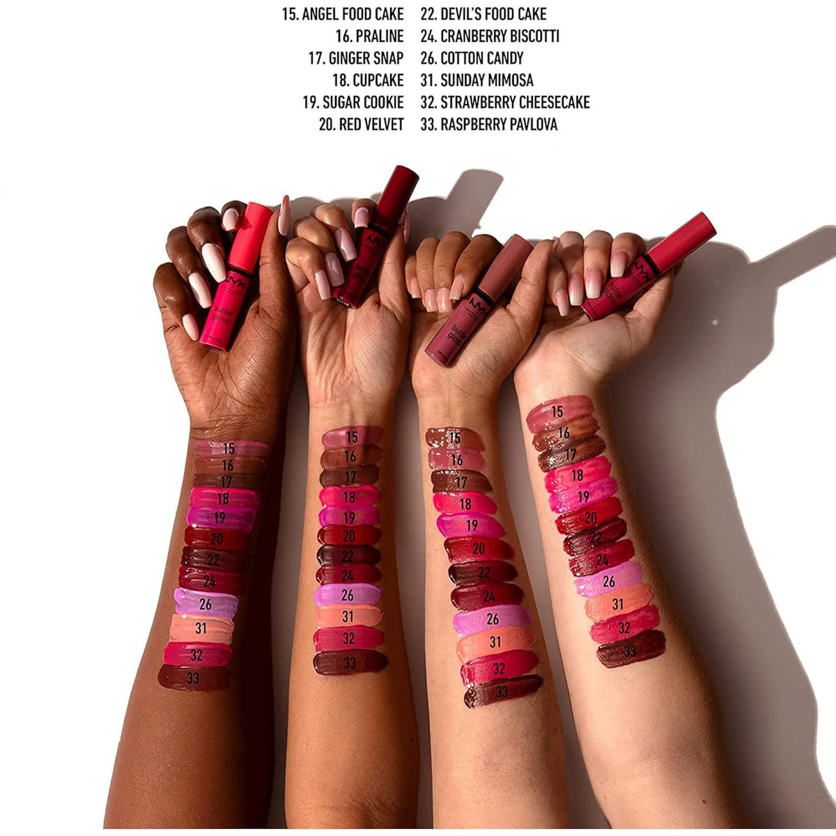 NYX PROFESSIONAL MAKEUP Butter Gloss, Non-Sticky Lip Gloss - Vanilla Cream Pie (Mauve),