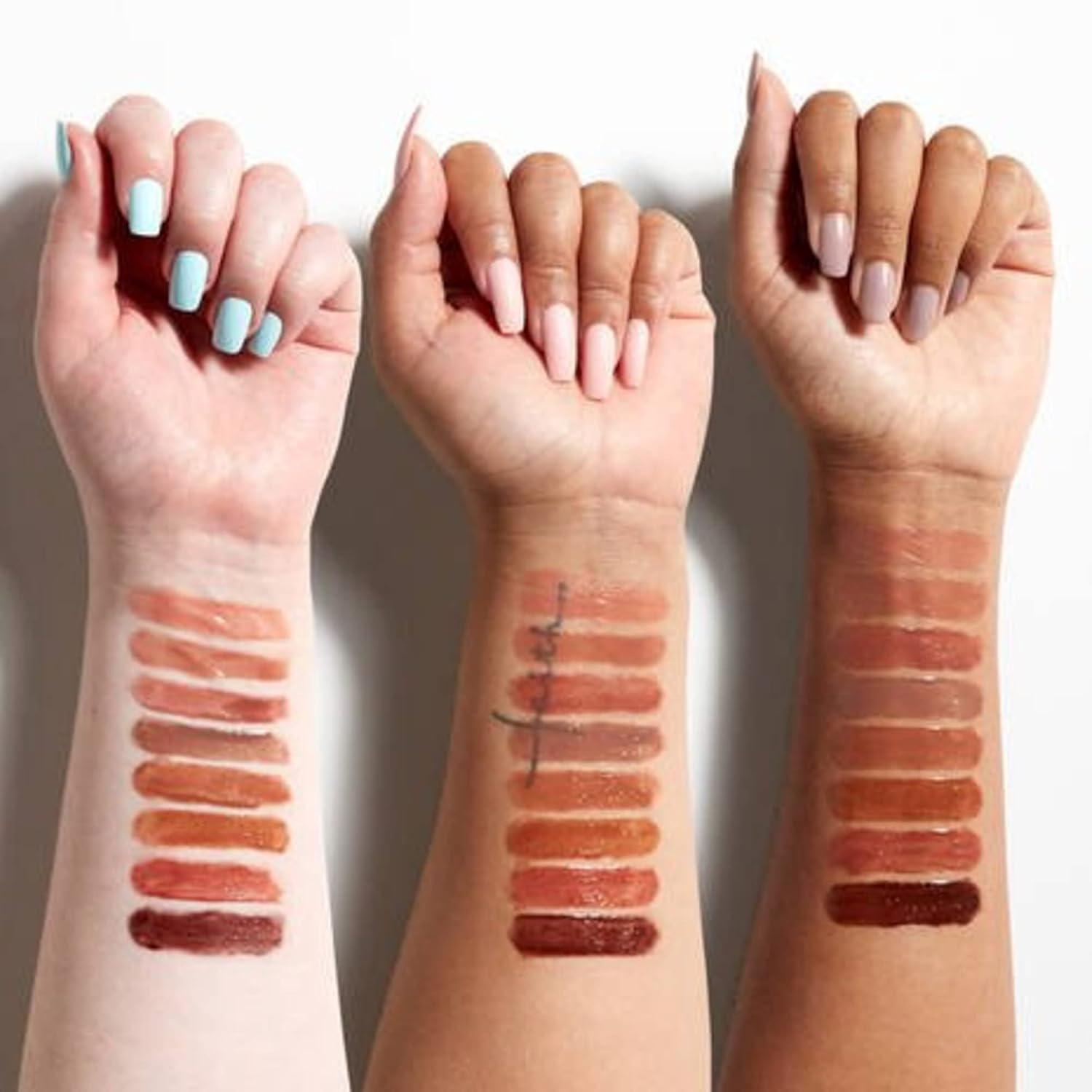 NYX PROFESSIONAL MAKEUP Butter Gloss Brown Sugar, Non-Sticky Lip Gloss - Butterscotch (Neutral Light Brown),