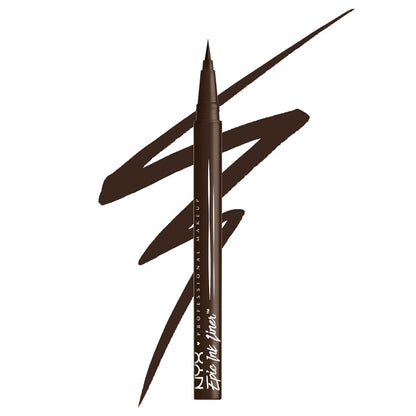 NYX PROFESSIONAL MAKEUP NYX PROFESSIONAL MAKEUP Epic Ink Liner, Waterproof Liquid Eyeliner With Vegan Formula - Dark Chocolate (Dark Brown Matte)