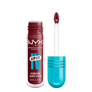 NYX PROFESSIONAL MAKEUP NYX PROFESSIONAL MAKEUP Lip IV Hydrating Glossy Lip Stain With 12HR Hydration - Drippin In Rose (Pink)