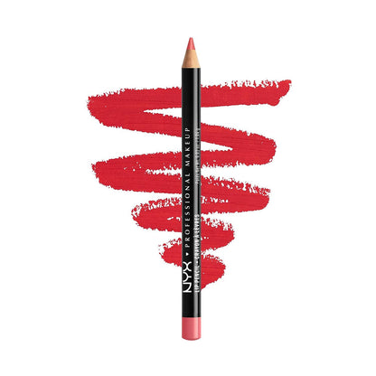 NYX PROFESSIONAL MAKEUP Slim Lip Pencil, Long-Lasting Creamy Lip Liner - Hot Red,